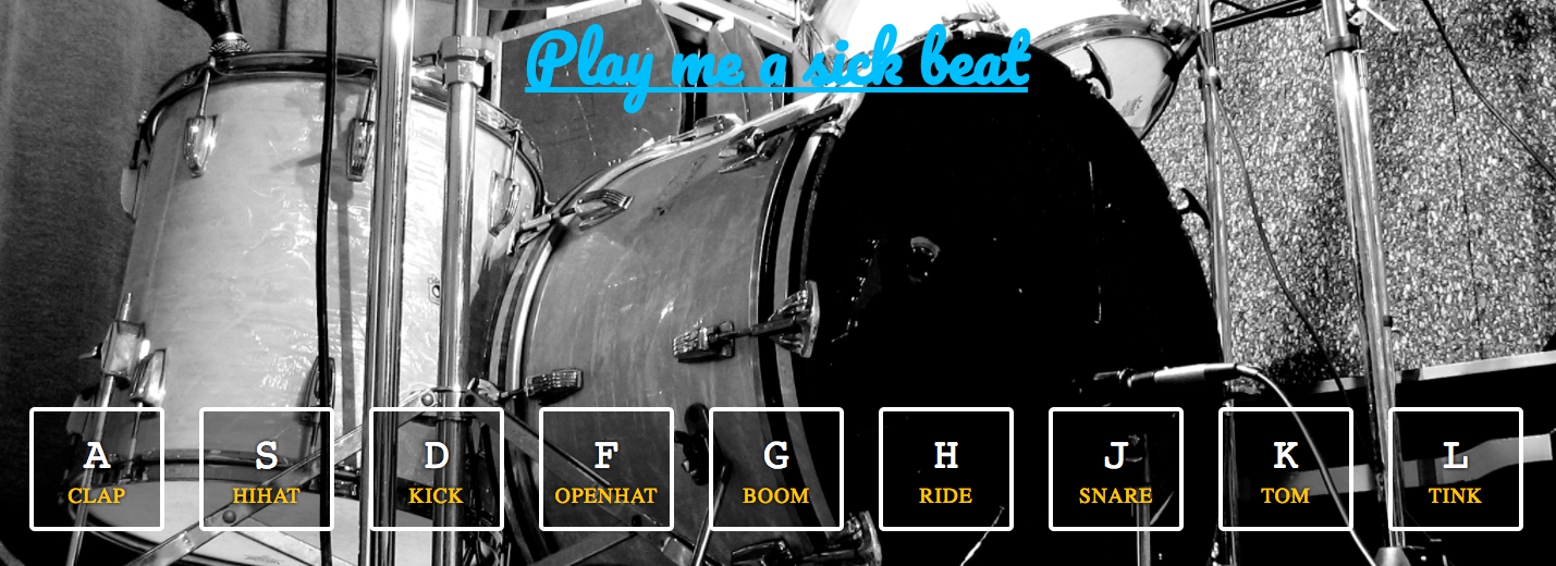Thumbnail of javascript drumkit