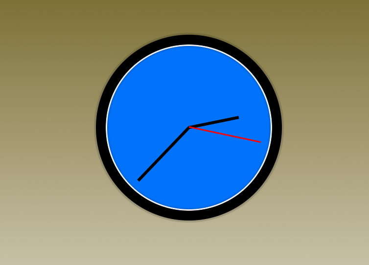 Thumbnail of analogue clock